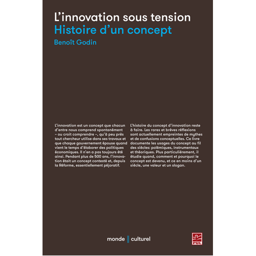 L’innovation sous tension. Histoire d’un concept